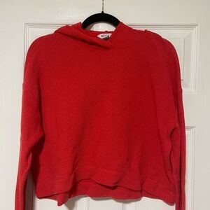 Athleta Cropped Waffle Hoodie